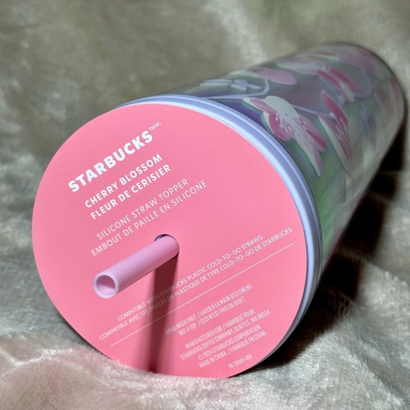 🌸 Starbucks Sakura Cherry Blossum Iridescent Tumbler 24oz (2023) 🌸 - Picture 4 of 5